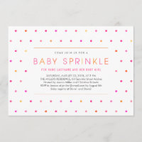 Rosa Punkte Moderne saubere Girl Baby Sprinkle lad