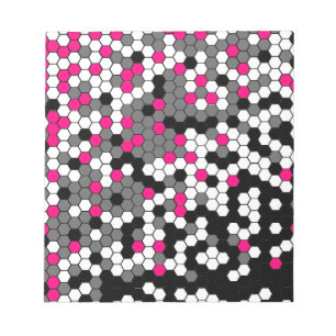 Rosa Punkte Notizblock