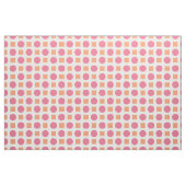 Rosa Punkte und orangefarbene Quadrate Stoff (Fat Quarter (45,7 x 55,9 cm))