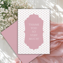 Rosa Punktierte Shabby Chic Vintage