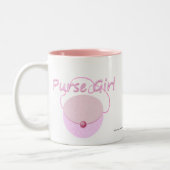 Rosa Purse Girl Tasse (Links)