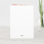 Rosa Pyjamaparty-Feier Dankeskarte (Rückseite)