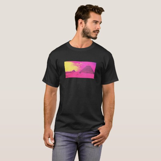 Rosa Pyramiden für Männer T - Shirt (Vorne ganz)