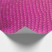 Rosa Python Schlange Hautstruktur Geschenkpapier (Ecke)
