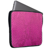 Rosa Python Schlange Hautstruktur Laptopschutzhülle (Vorne Rechts)