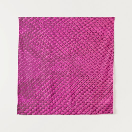 Rosa Python Schlange Hautstruktur Wandteppich (Vorderseite (Horizontal))