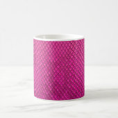 Rosa Python-Schlangenhautstruktur Kaffeetasse (Mittel)