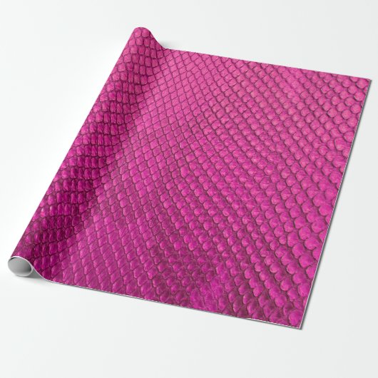 Rosa Python-Schlangenhauttextur Geschenkpapier (Ungerollt)