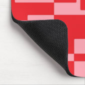 Rosa Quadrate Mousepad (Ecke)