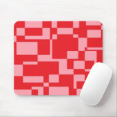 Rosa Quadrate Mousepad (Mit Mouse)