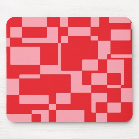 Rosa Quadrate Mousepad (Vorne)