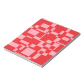Rosa Quadrate Notizblock (Rotiert)