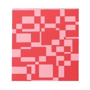 Rosa Quadrate Notizblock