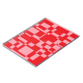 Rosa Quadrate Notizblock (Linke Seite)