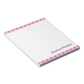 Rosa Quadrate Notizblock (angewinkelt)