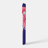 Rosa Qualle iPhone 15 Hülle (Linke Seite)