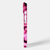 Rosa Quartz Agate Geodes abstraktes Muster Case-Mate iPhone Hülle (Rückseite / Links)