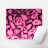 Rosa Quartz Agate Geodes abstraktes Muster Mousepad (Mit Mouse)