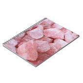 Rosa Quartz Crystal Liebe Notebook Journal Notizblock (Linke Seite)