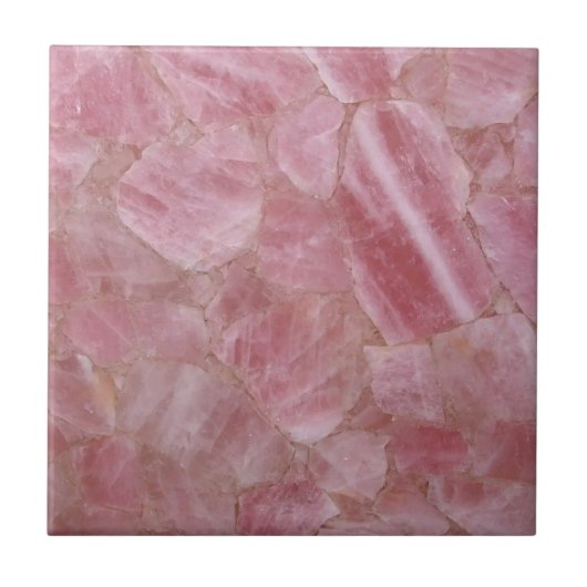 Rosa Quartzite Kristallsteine Drucktafel Keramik T Fliese (Vorderseite)