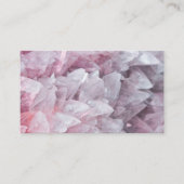 Rosa Quarz Mind Body Spirit Energy Visitenkarte (Vorderseite)