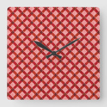 Rosa Quertartan kariert mit leichtem, rauem Relief