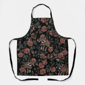 Rosa Raccoons Schürze (Vorderseite)