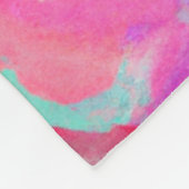 Rosa Rad Fleecedecke (Ecke)