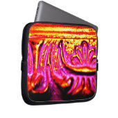 Rosa Rahmen Laptopschutzhülle (Vorne Rechts)