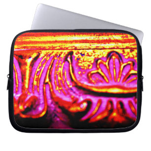 Rosa Rahmen Laptopschutzhülle