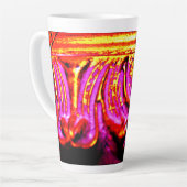 Rosa Rahmen Milchtasse (Linke Ecke)