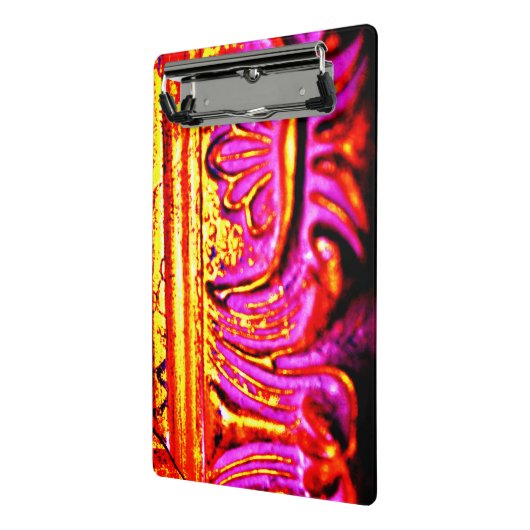 Rosa Rahmen Mini Klemmbrett (Gewinkelt2)