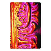 Rosa Rahmen Mini Klemmbrett (Rückseite)