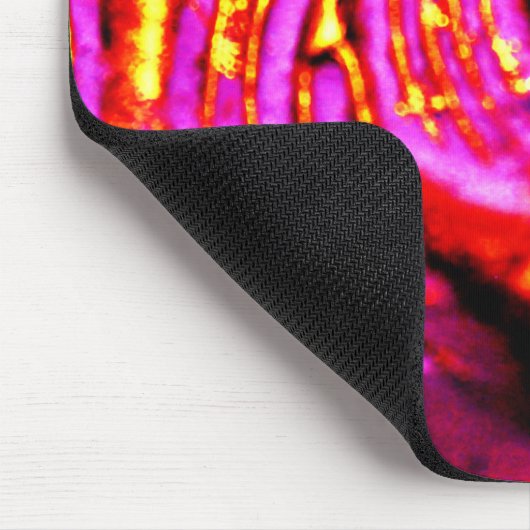 Rosa Rahmen Mousepad (Ecke)