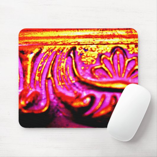Rosa Rahmen Mousepad (Mit Mouse)