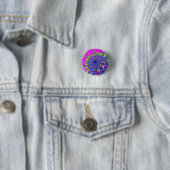 Rosa Rainbow Burst Button (Beispiel)