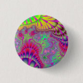 Rosa Rainbow Melt Button (Vorderseite)