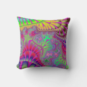 Rosa Rainbow Melt Kissen