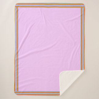 Rosa Rainbow Wrap Blanket Sherpadecke