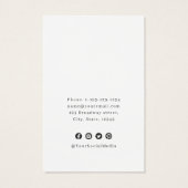 Rosa Ränder, benutzerdefinierte Logo Weißohranzeig (Rückseite)