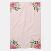 Rosa Ranunculus Küchentuch (Vertikal)