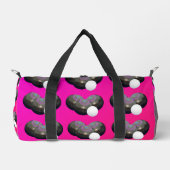 Rosa Rasenschalen und Jack, Duffle Bag (Vorderseite)