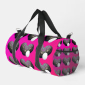 Rosa Rasenschalen und Jack, Duffle Bag (Rechte Ecke)