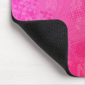 Rosa Raserei-Schmutz-Kunst Mousepad (Ecke)