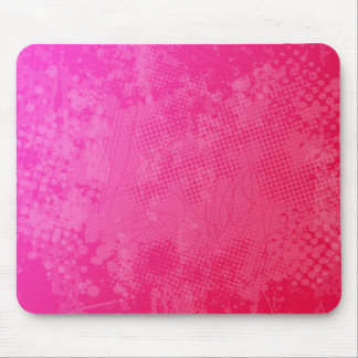 Rosa Raserei-Schmutz-Kunst Mousepad