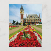 Rosa Rathaus, Calais, Frankreich Blume