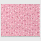 Rosa rätselt mich dieses mysteriöse Fragezeichen Geschenkpapier (Flach)