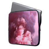 Rosa Rauch Laptopschutzhülle (Vorderseite Links)