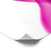 Rosa Rauch Poster (Ecke)