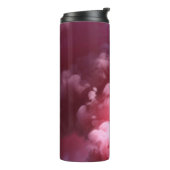 Rosa Rauch Thermosbecher (Nach links gedreht)